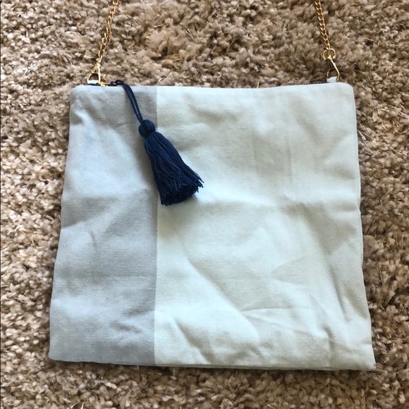 Tribe alive blue cross body gold chain detachable - Picture 1 of 3
